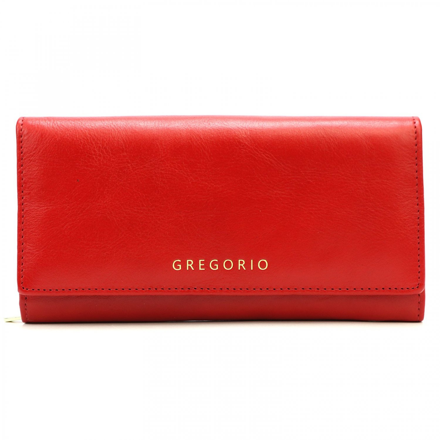 Dámská kožená peněženka červená - Gregorio Parisa červená