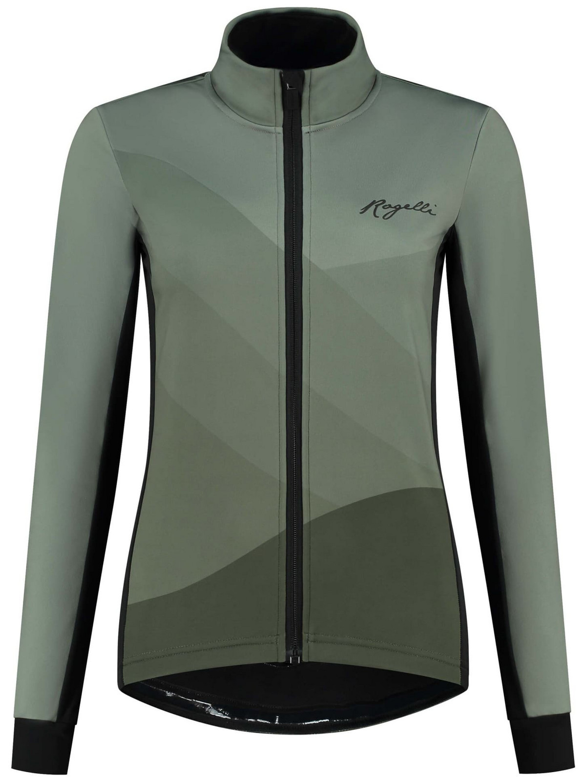 Dámská sportovní bunda Rogelli FARAH volnějšího střihu, khaki S