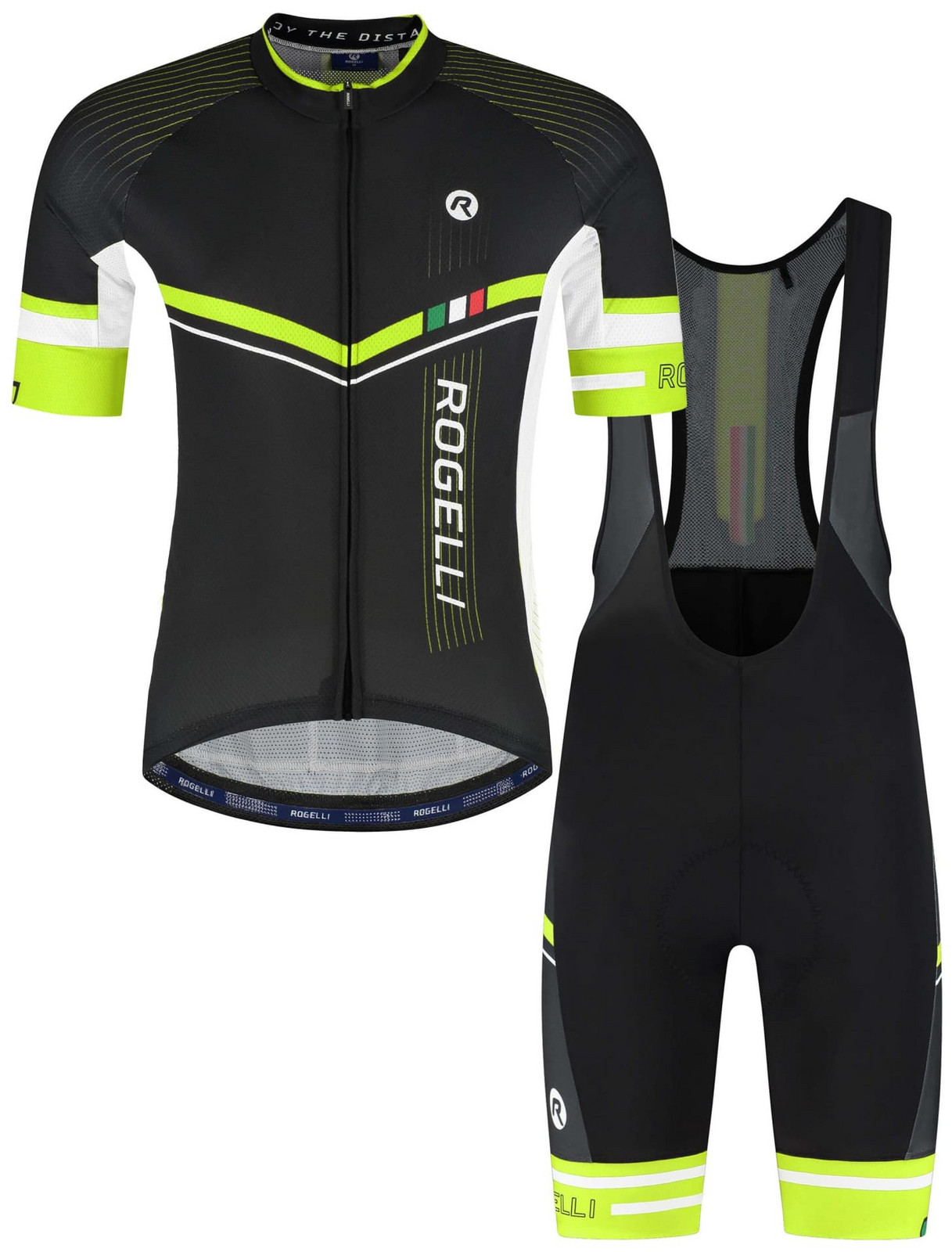 Letní cyklistické oblečení Rogelli GARA MOSTRO 2, reflexní žluté