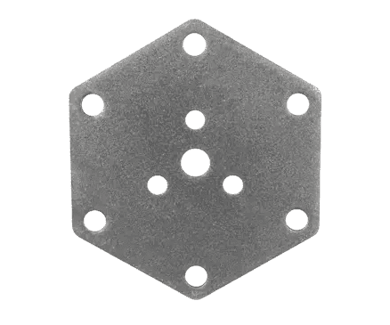 Příruba na zemní vrut PWM šestihran Domax PWH1