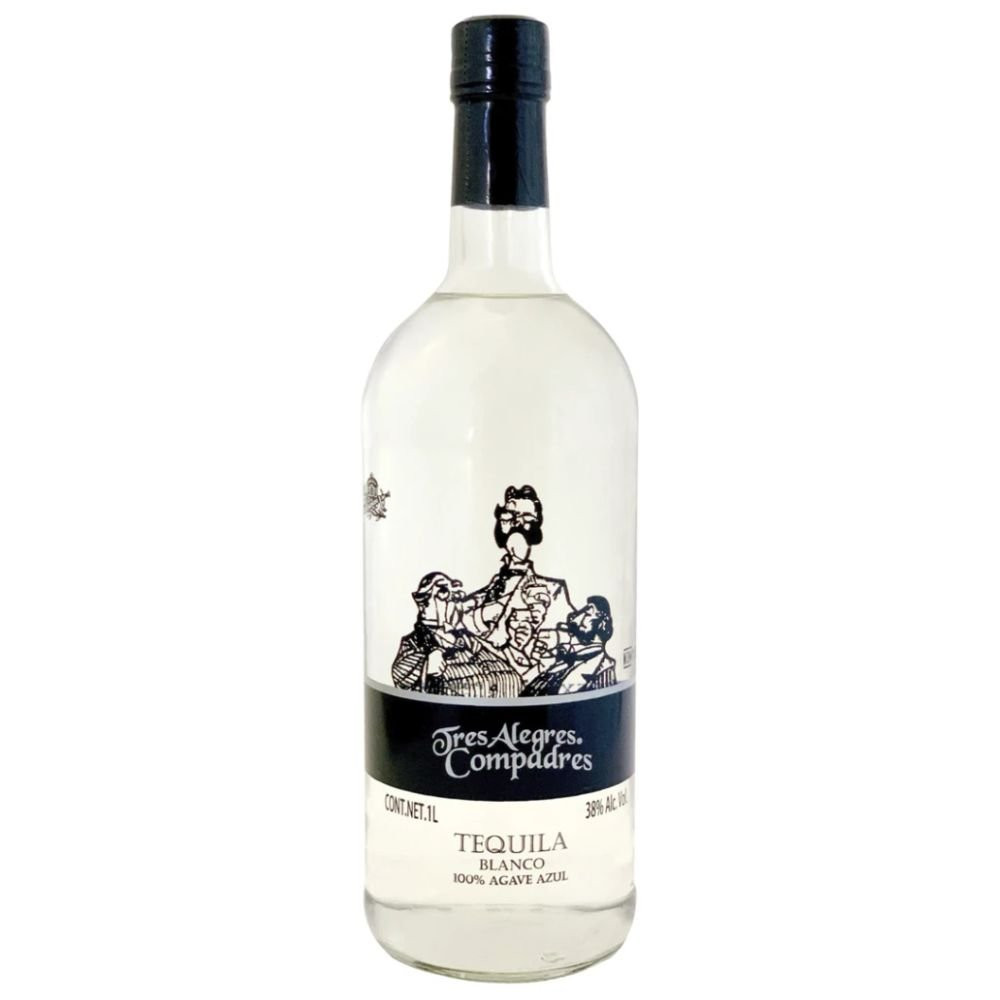 La Cofradía Tres Alegres Compadres Tequila Blanco 38% 1l