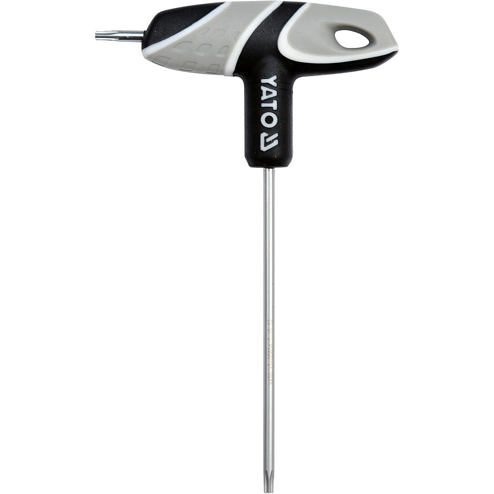 Šroubovák Yato T TORX s otvorem T15 - šedý-stříbrný
