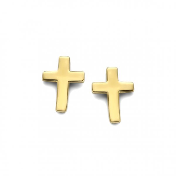 Náušnice bez kamenů 231-236-000160 0.25g