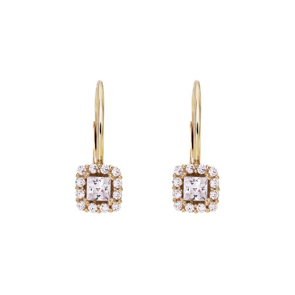 Náušnice se syntetickými kameny 236-277-000298 1.75g