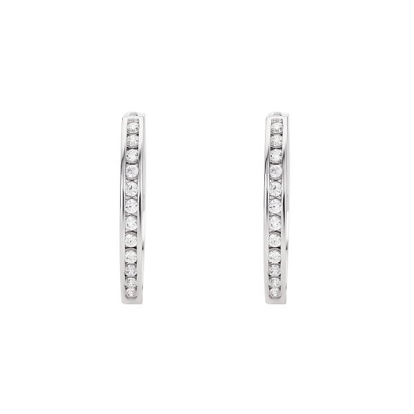 Náušnice se syntetickými kameny 336-185-001023 3.20g