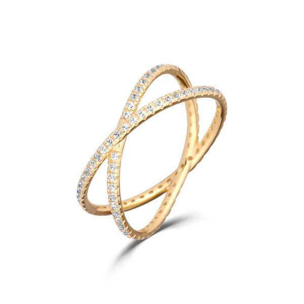 Prsten se syntetickými kameny 226-185-3287 52-1.70g