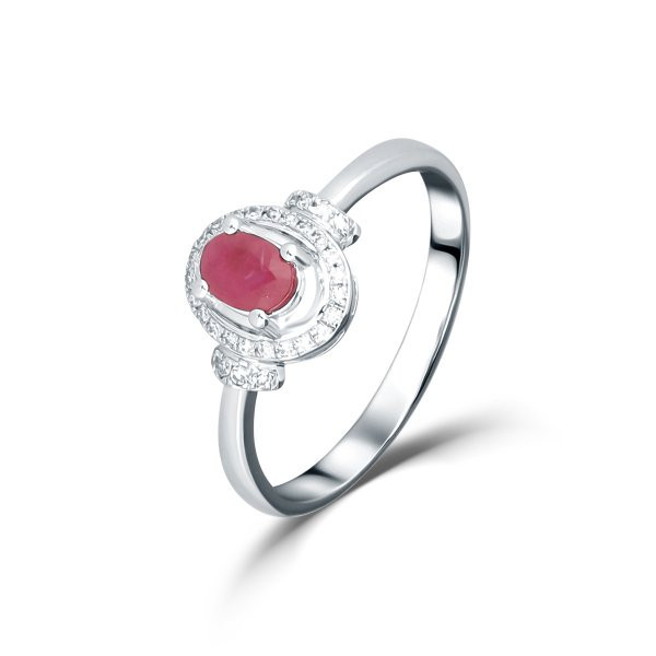 Prsten s rubínem 324-958-RU29 53-3.25g