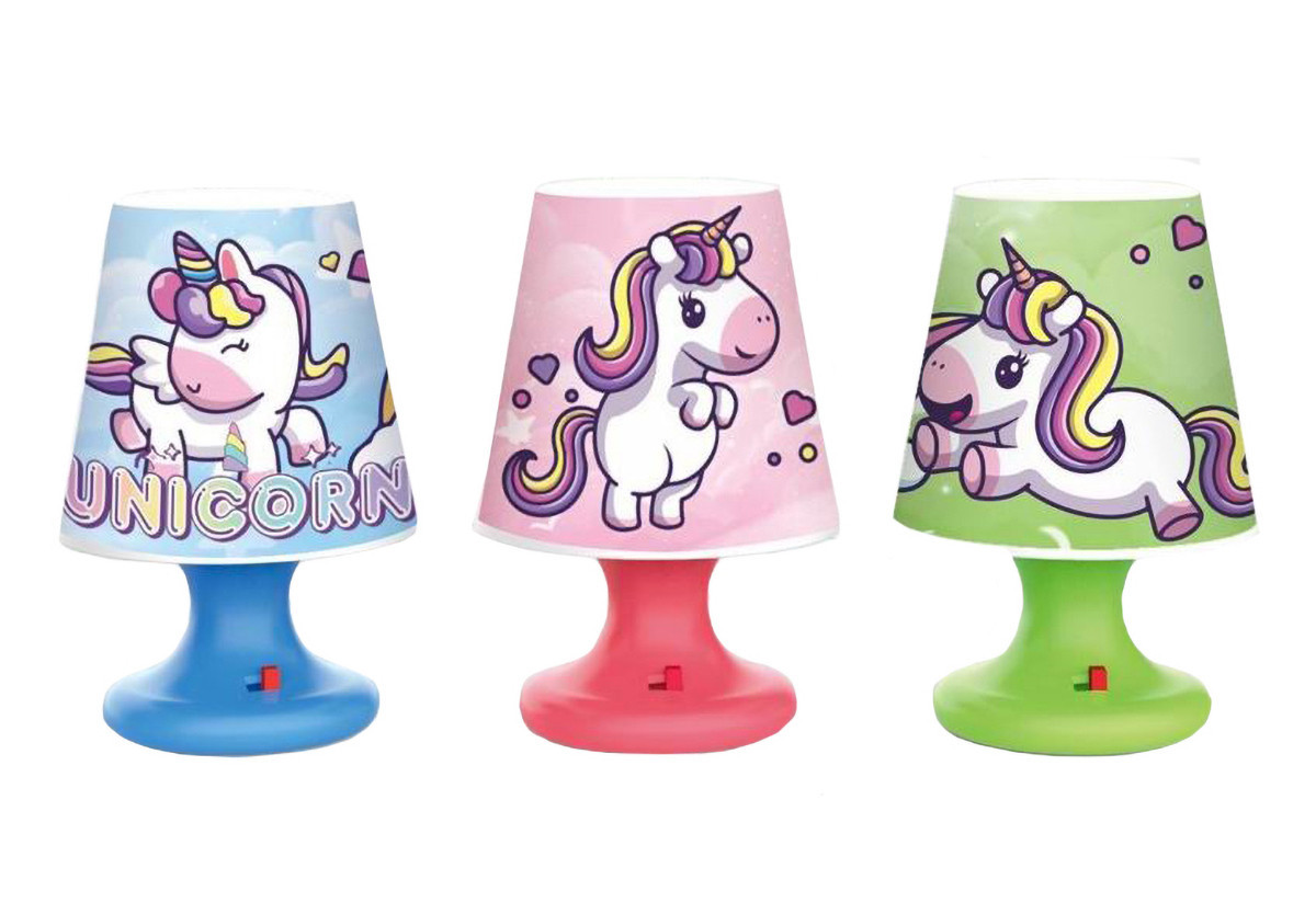 Lampička mini jednorožec 7,2x10,9 cm