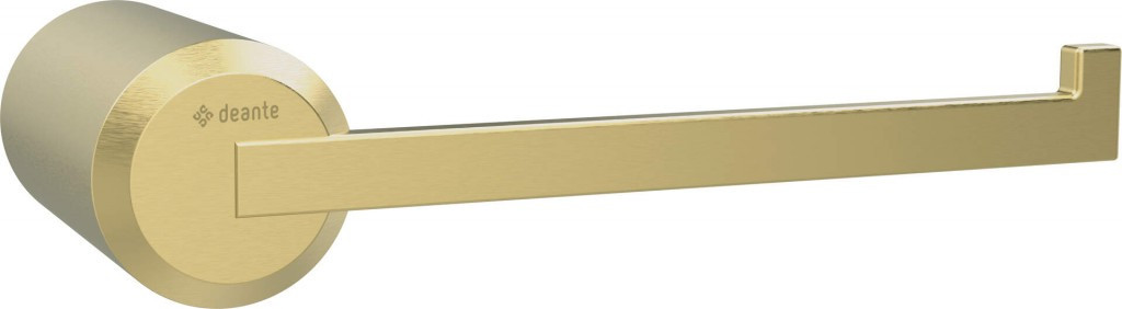DEANTE Arnika kartáčovaný zlatý držák na toaletní papír, nástěnný ADA_R211