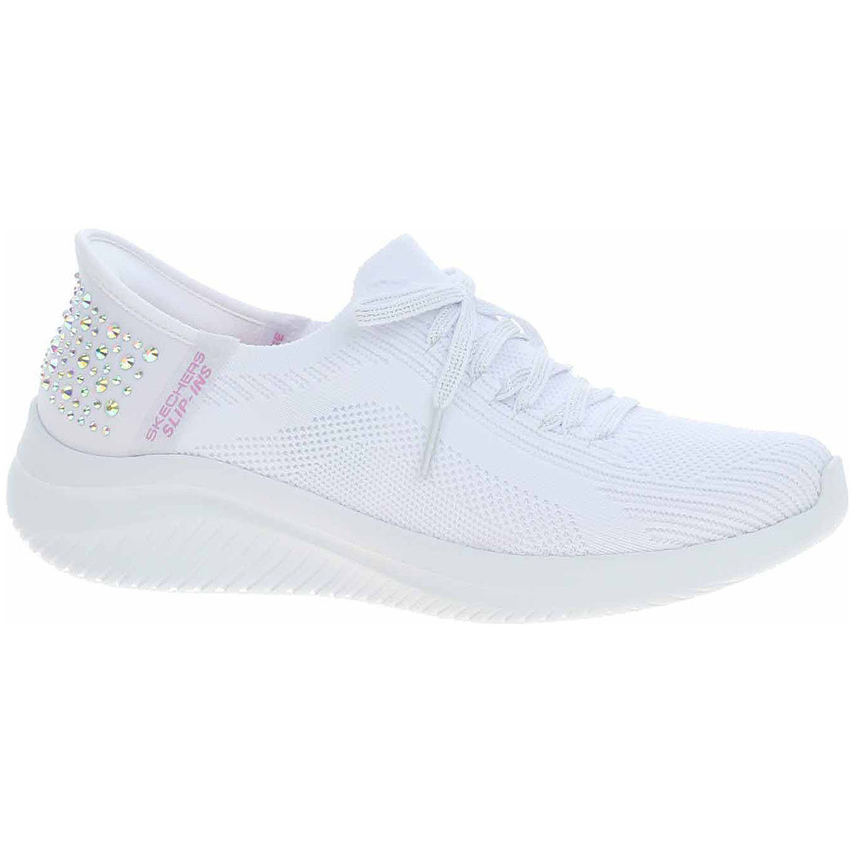 Skechers Slip-ins: Ultra Flex 3.0 - Shining Glitz white Bílá