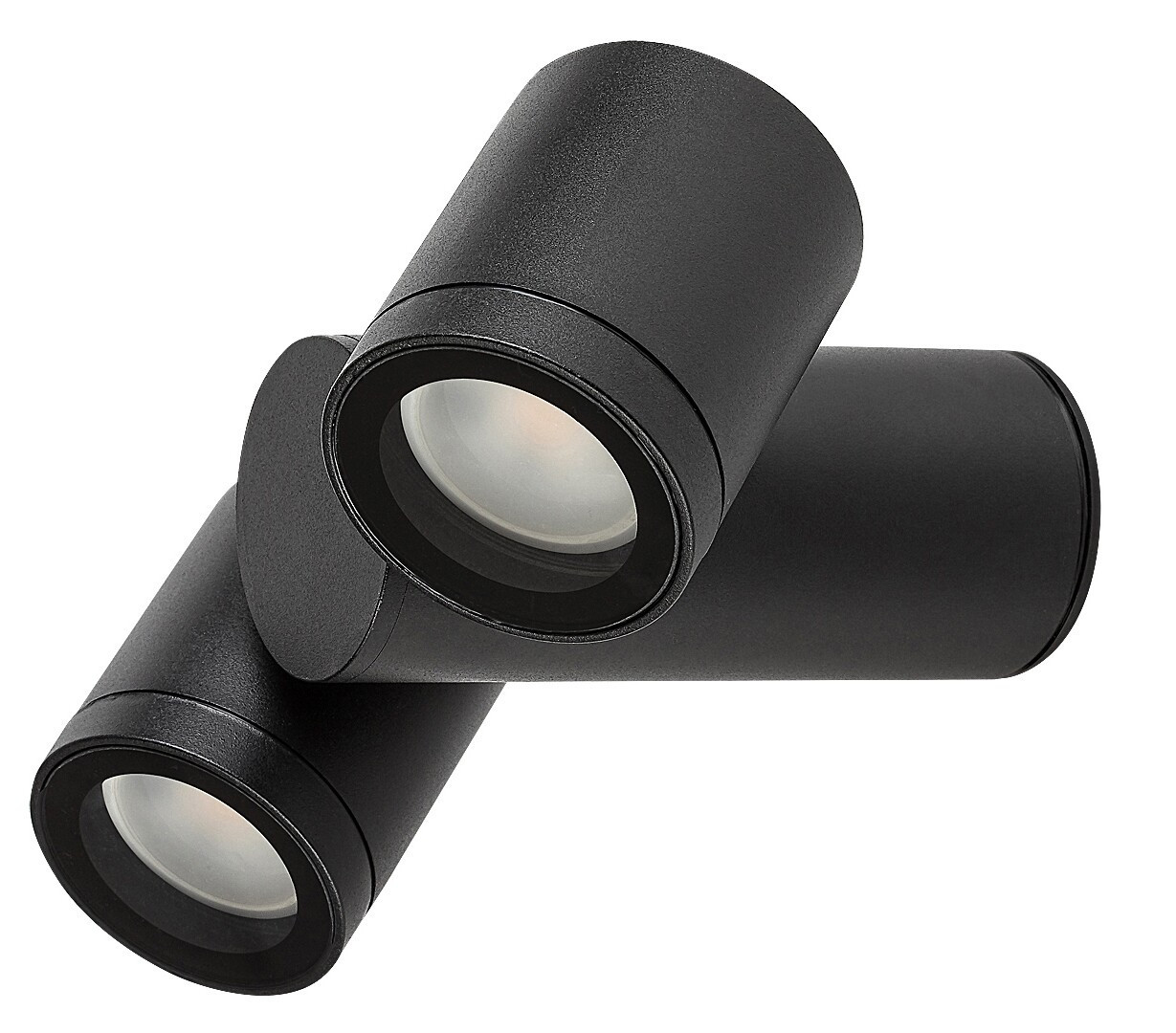 Rabalux Černé fasádní svítidlo Enol pro žárovku 2x GU10 77111