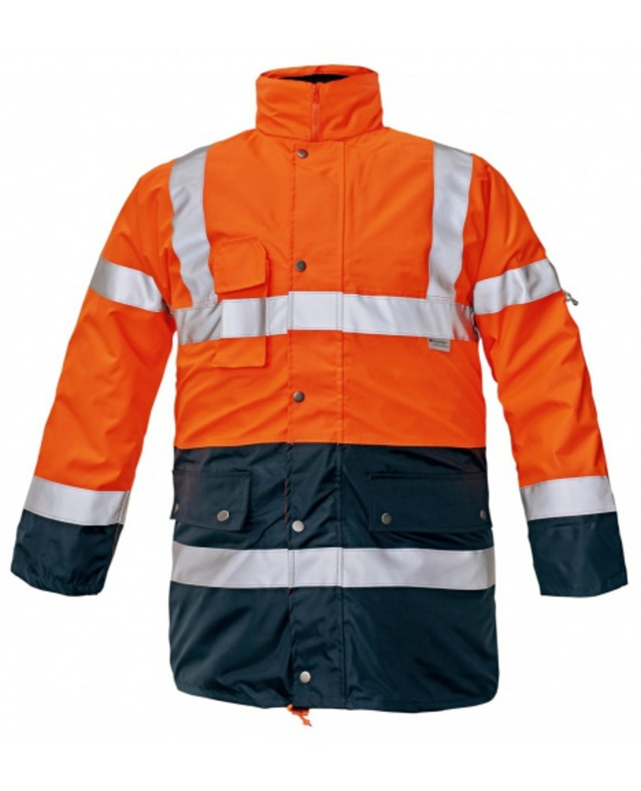 Cerva BIROAD 4v1 Bunda reflexní zimní oranžová/modrá  3XL 3XL