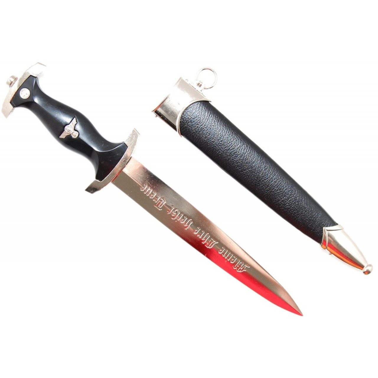 Replika dýky Denix SS Německo - stříbrná-černá