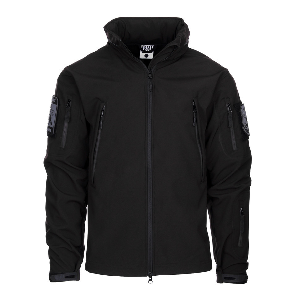 Bunda 101 Inc Soft Shell Tactical - černá, S