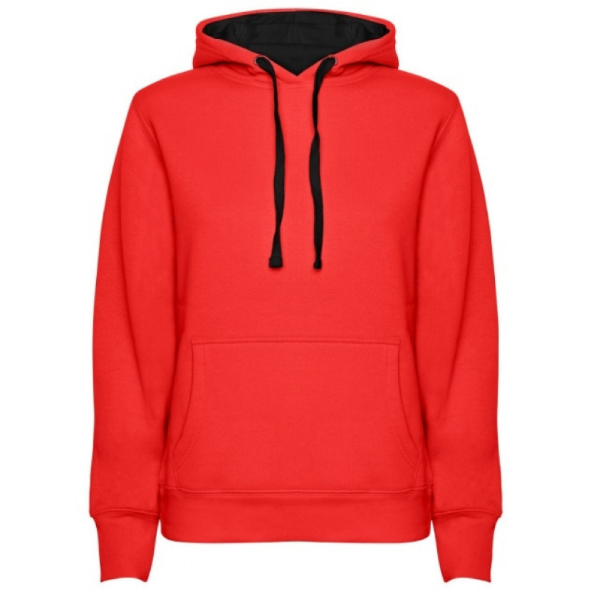 Dámská mikina Roly Urban - červená-černá, S