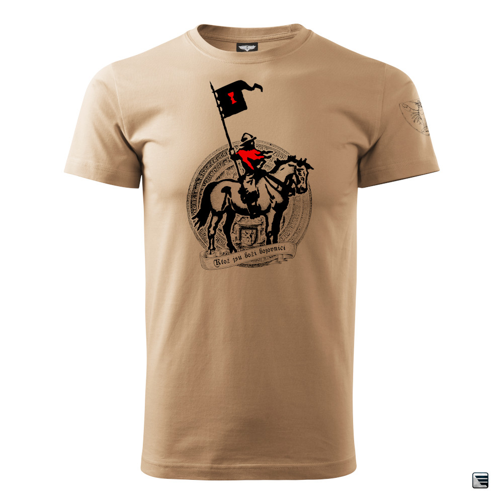 Triko Mars and Arms Žižka Boží bojovníci - béžové, L