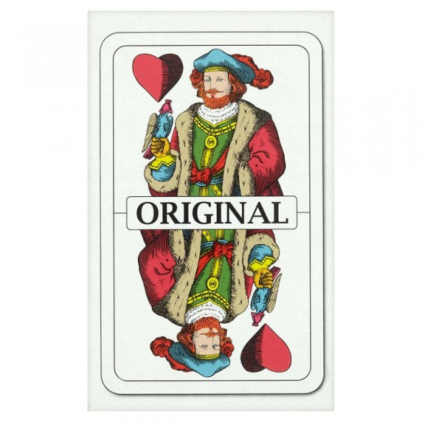 Karty papírové Mariášové dvouhlavé - barevné