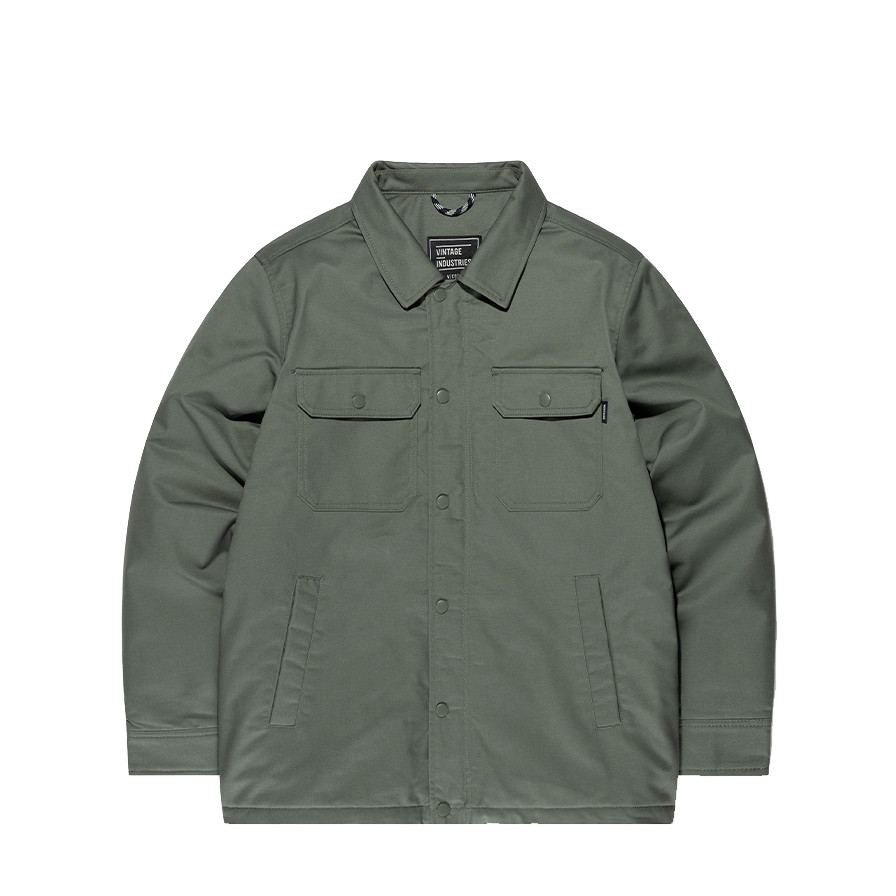 Bunda Vintage Industries Hendrix - olivová, M