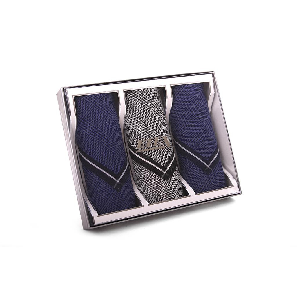 Pánské luxusní tkané kapesníky Etex M55 3 ks - různé barvy