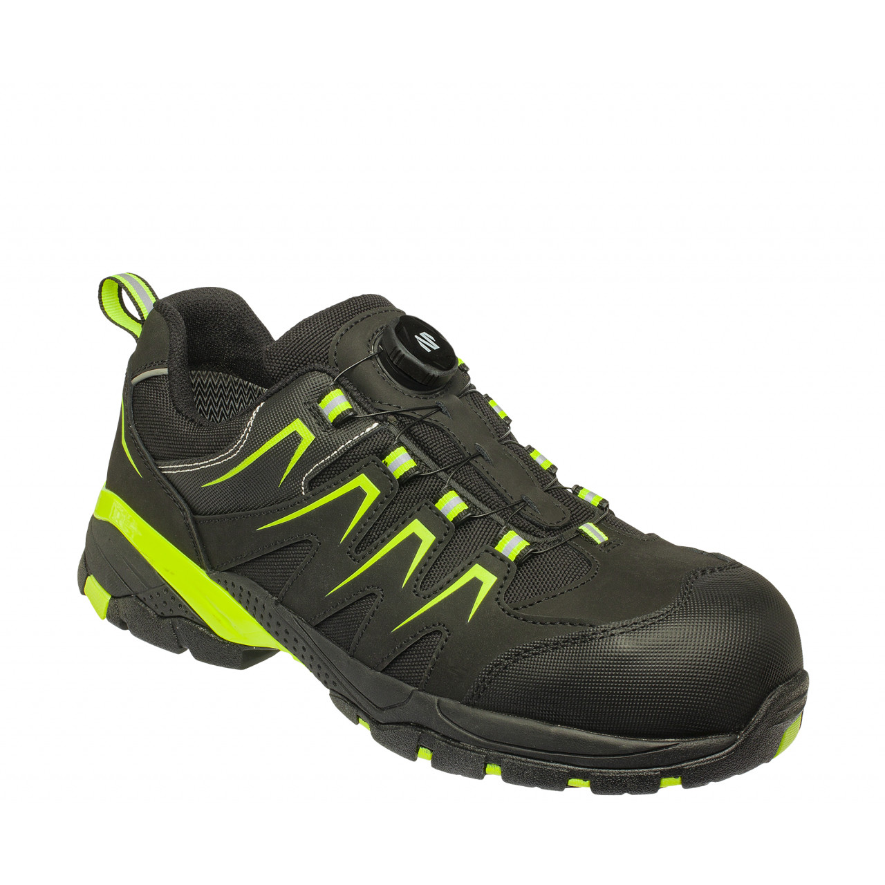 Boty pracovní Bennon XTR S7S B-Spin Hi-Vis Low - černé-zelené, 36