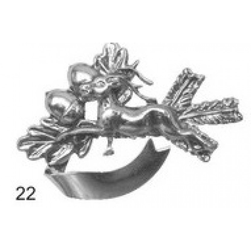 Odznak Jelínek, stuha a žaludy - stříbrný