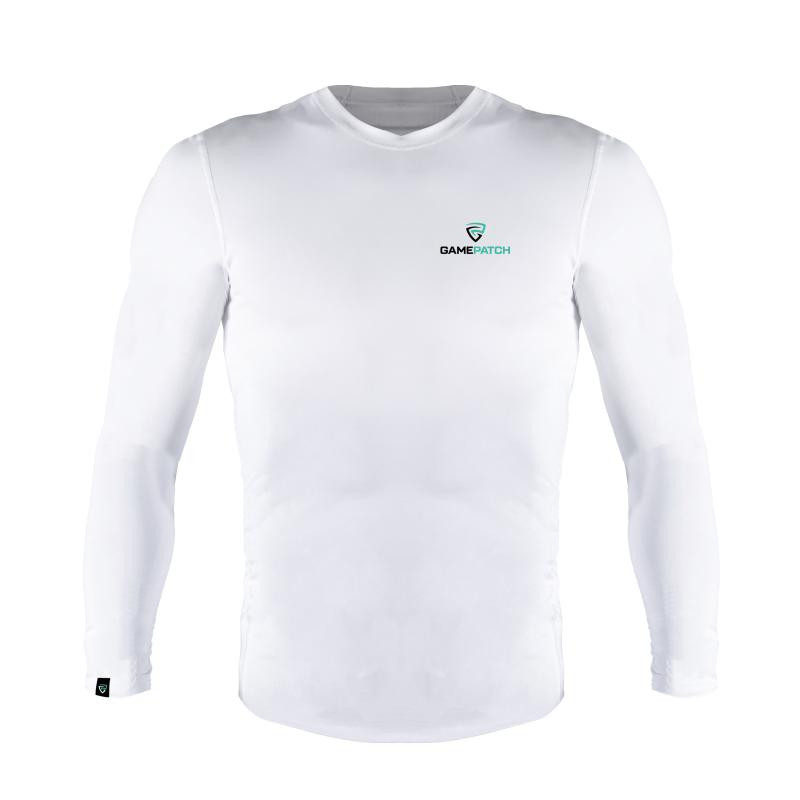 GAMEPATCH COMPRESSION SHIRT (Long-Sleeve) WHITE