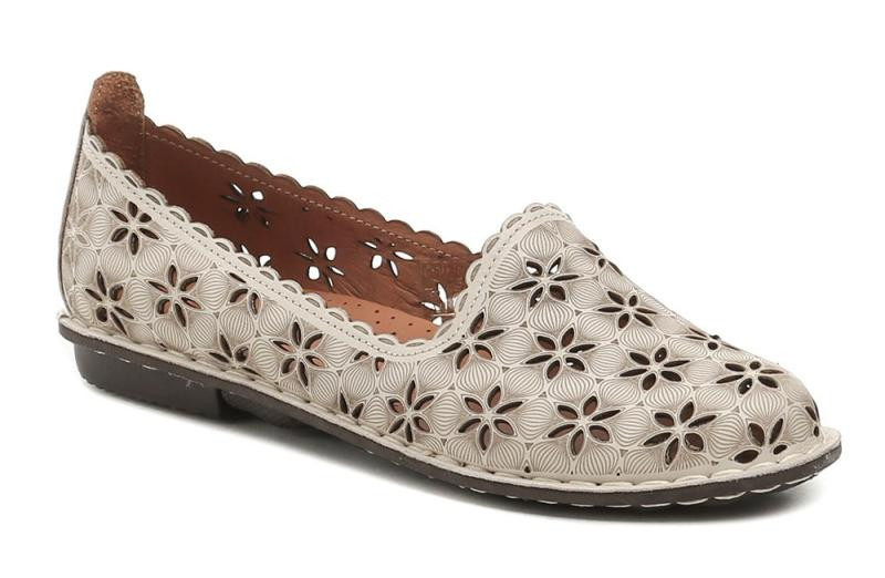 Urban Ladies 241-25 béžové dámské nadměrné mokasíny