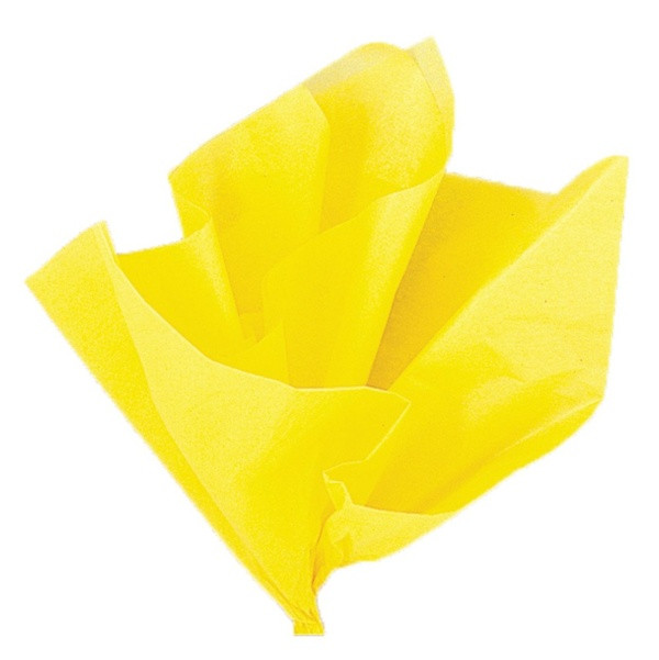 Hedvábný papír Yellow