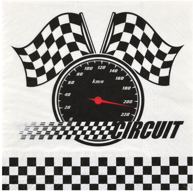 Ubrousky papírové Formule 33x33 cm 20 ks