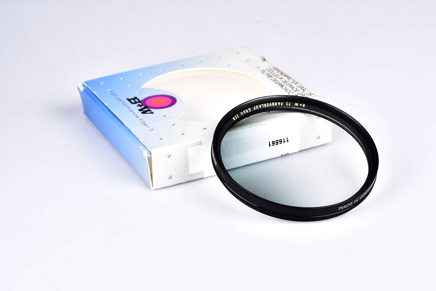 B+W přechodový filtr 502 šedý 25 % 72 mm bazar