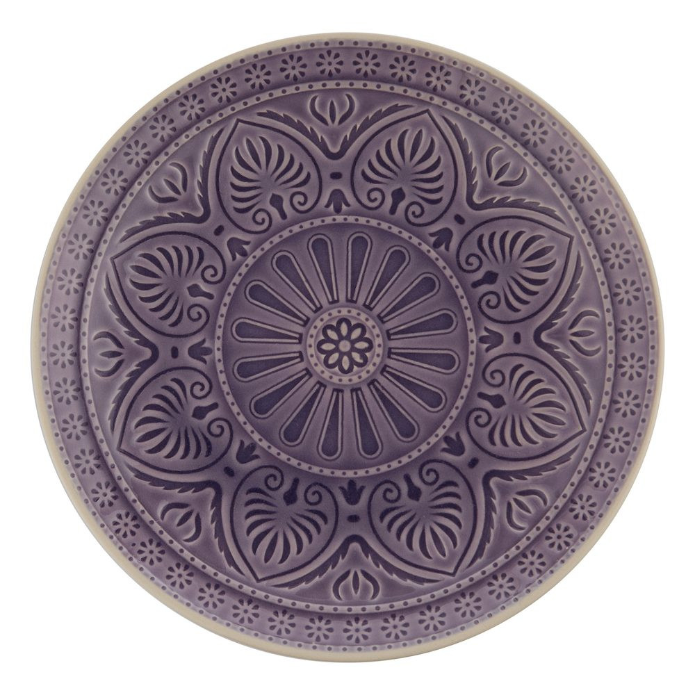 SUMATRA Talíř 25 cm - levandulová