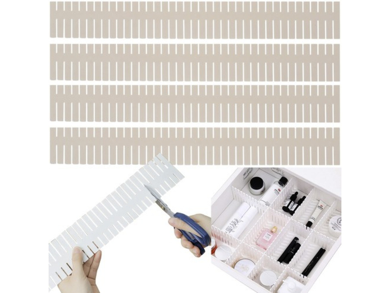 Ruhhy Organizér-oddělovač do zásuvky 4 ks