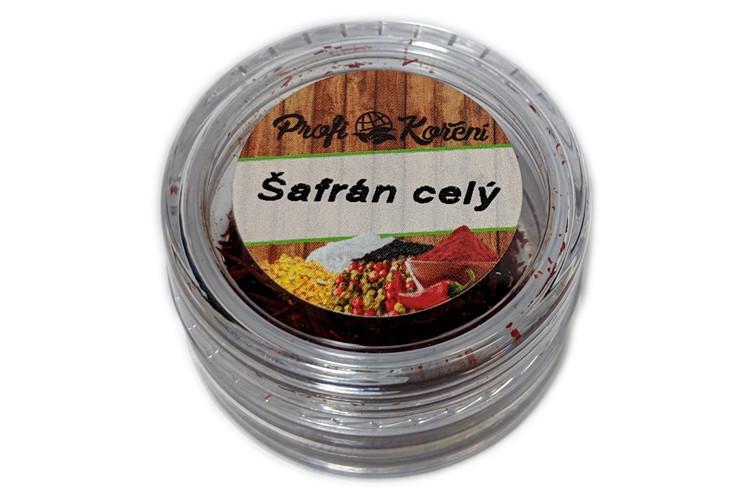 Profikoření - Šafrán celý, lahvička (1g)
