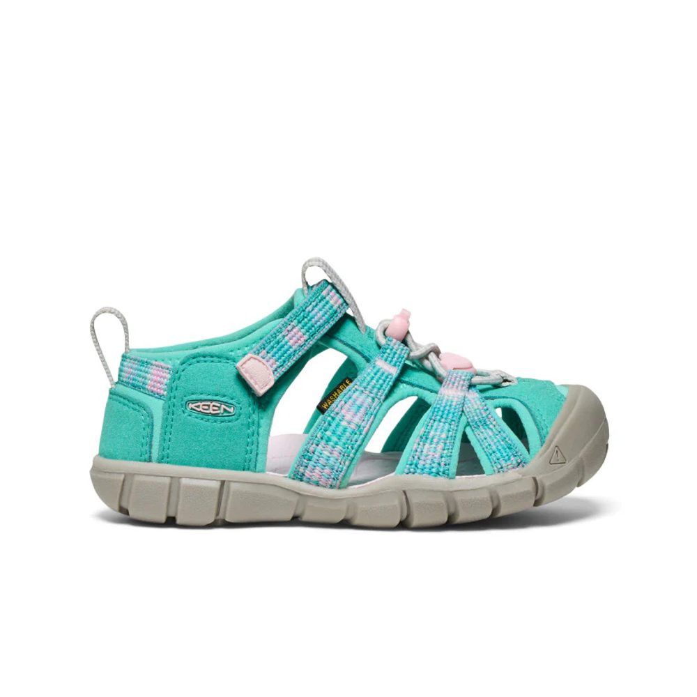 Dívčí sandály KEEN SEACAMP II CNX bright aqua/giggle pink - 24