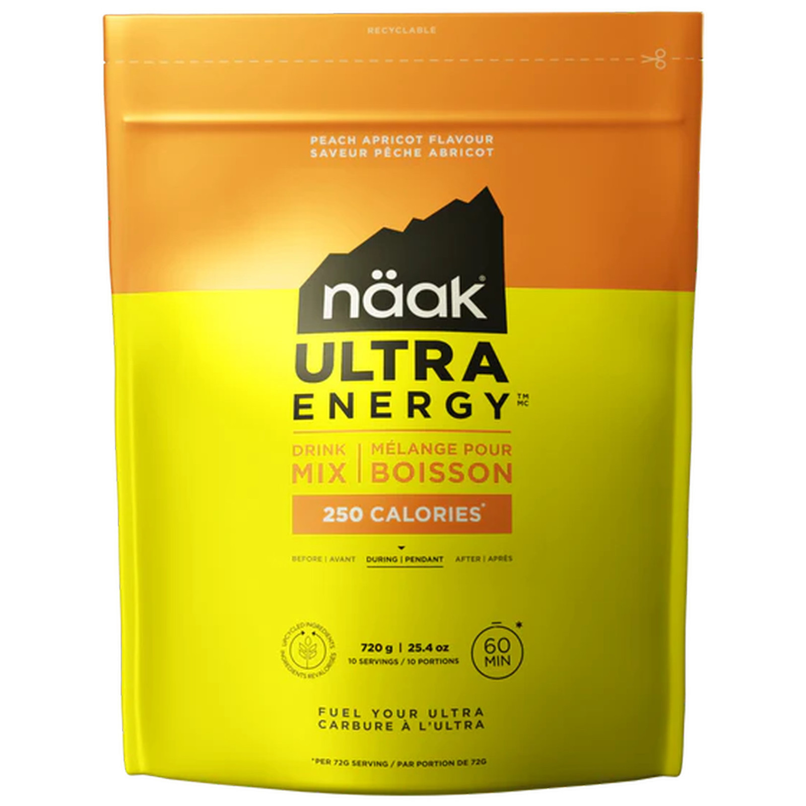 Energetický drink Näak Peach Apricot - Ultra Energy ™ Drink Mix | (720g)