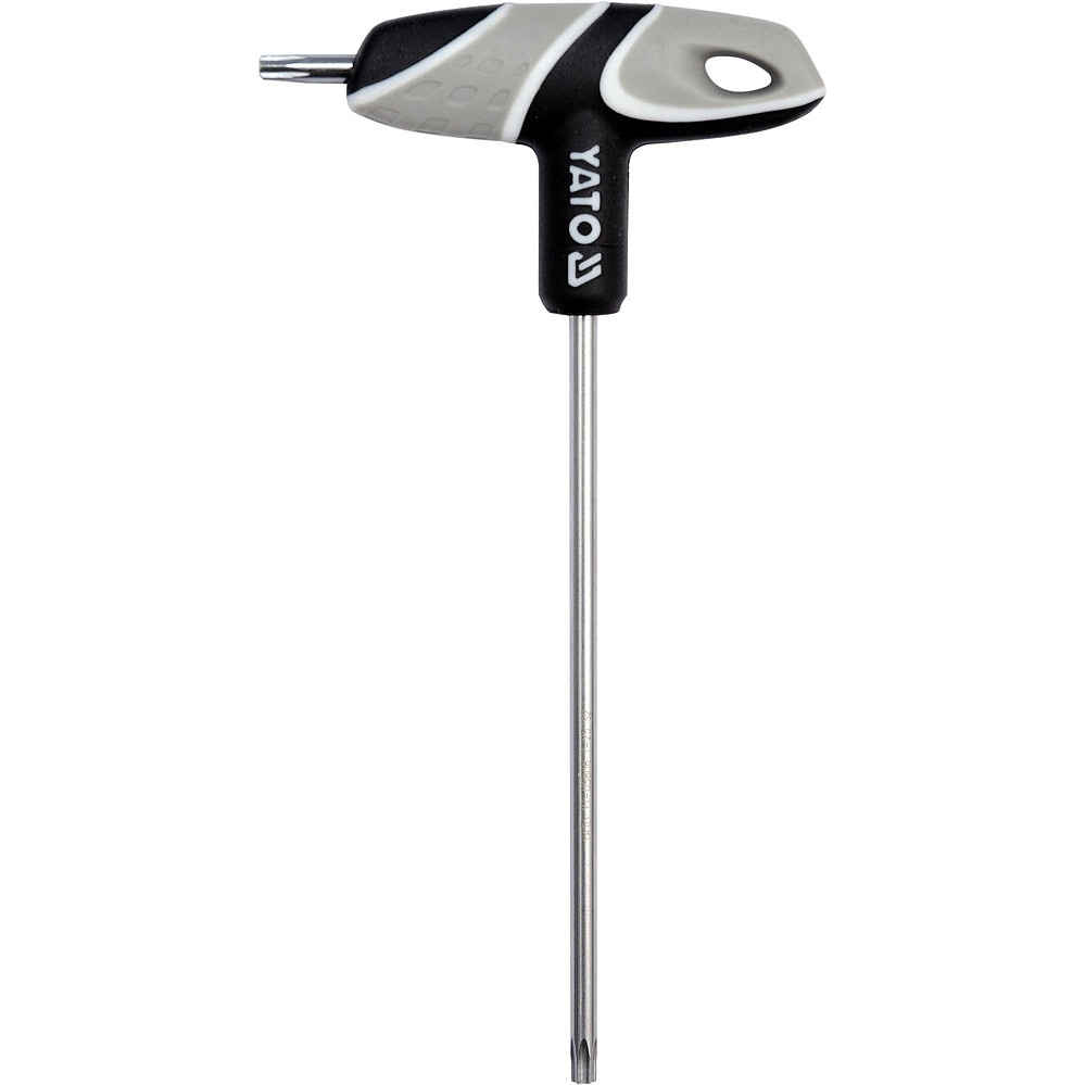Šroubovák Yato T TORX s otvorem T25 - šedý-stříbrný