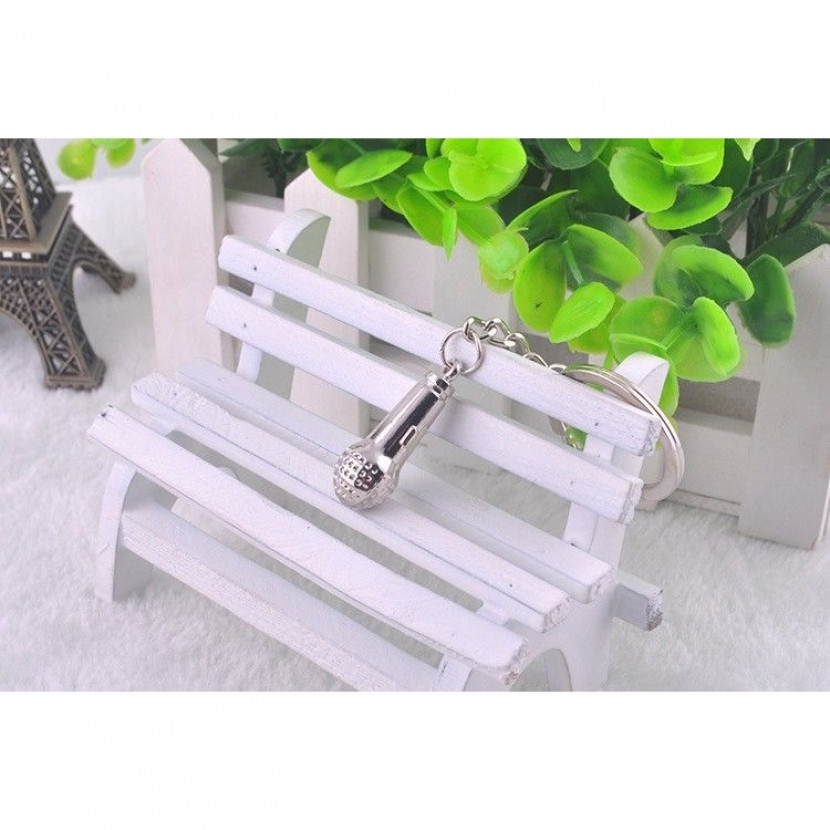 Přívěsek Mikrofon - stříbrný