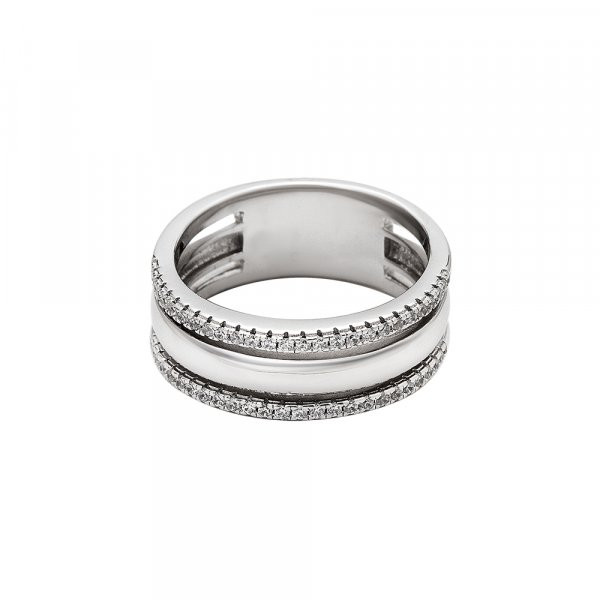 Prsten se syntetickými kameny 126-386-3273 49