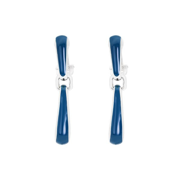 Náušnice s imitací kamenů / keramika 138-637-0PE250 15.00g