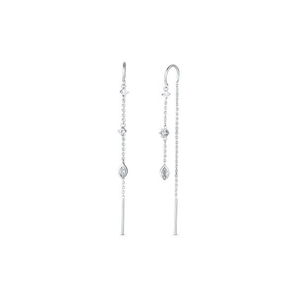 Náušnice se syntetickými kameny 136-483-130192-0000