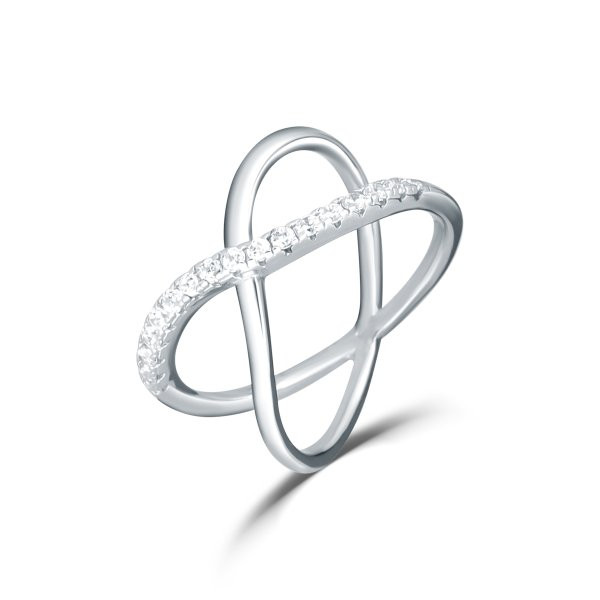 Prsten se syntetickými kameny 126-927-3818 50