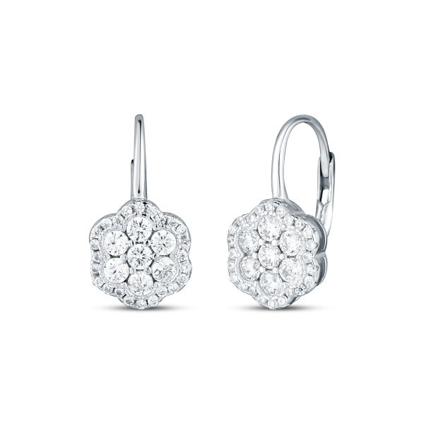 Náušnice se syntetickými kameny 136-927-2279E2-0000