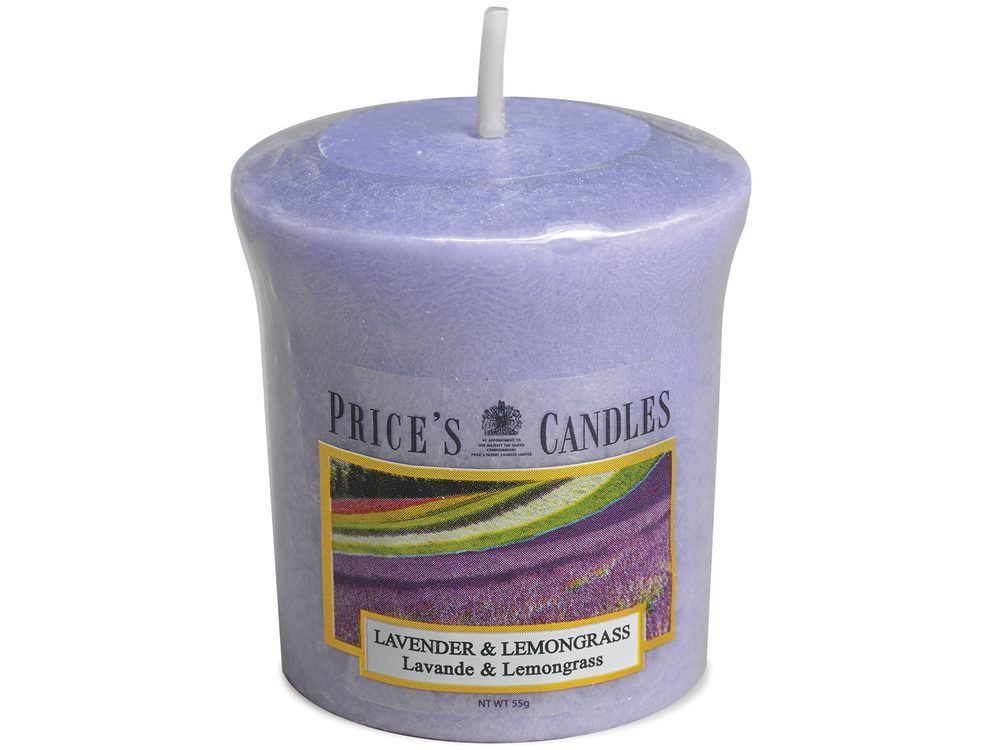 Price’s FRAGRANCE votivní svíčka Levandule & Lemongrass - hoření 15h