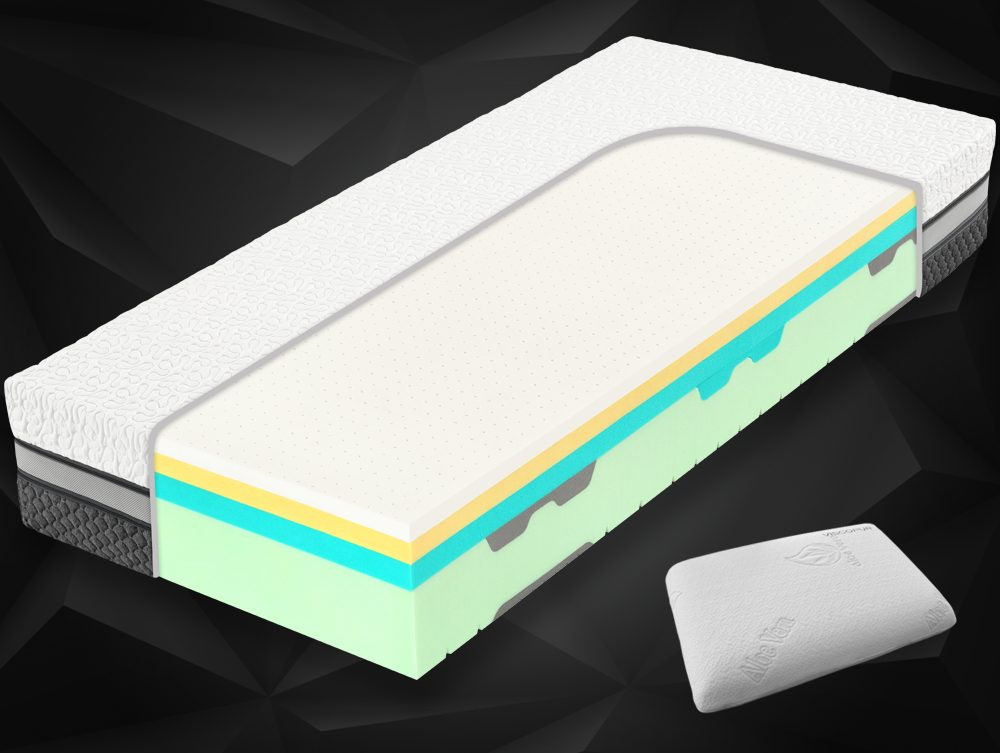 Spirit Ortopedická matrace Spirit Superior LATEX - 100x200 cm | 22 cm