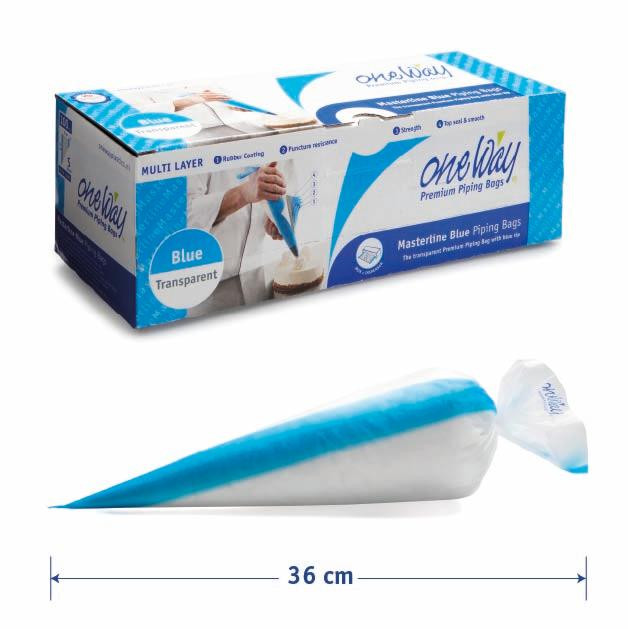 One Way Plastics One Way Cukrářský sáček Masterline Blue S (36x20cm) 100ks