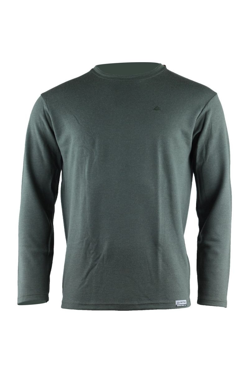 Lasting pánská merino mikina WOLK 6262 zelená Velikost: L