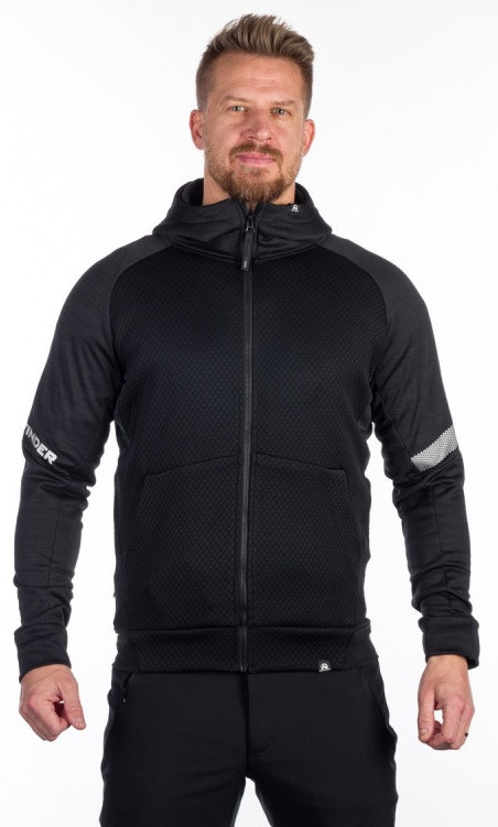 Northfinder CARROLL pánská mikina MI-3814OR-269 black Velikost: 2XL 8584153500683