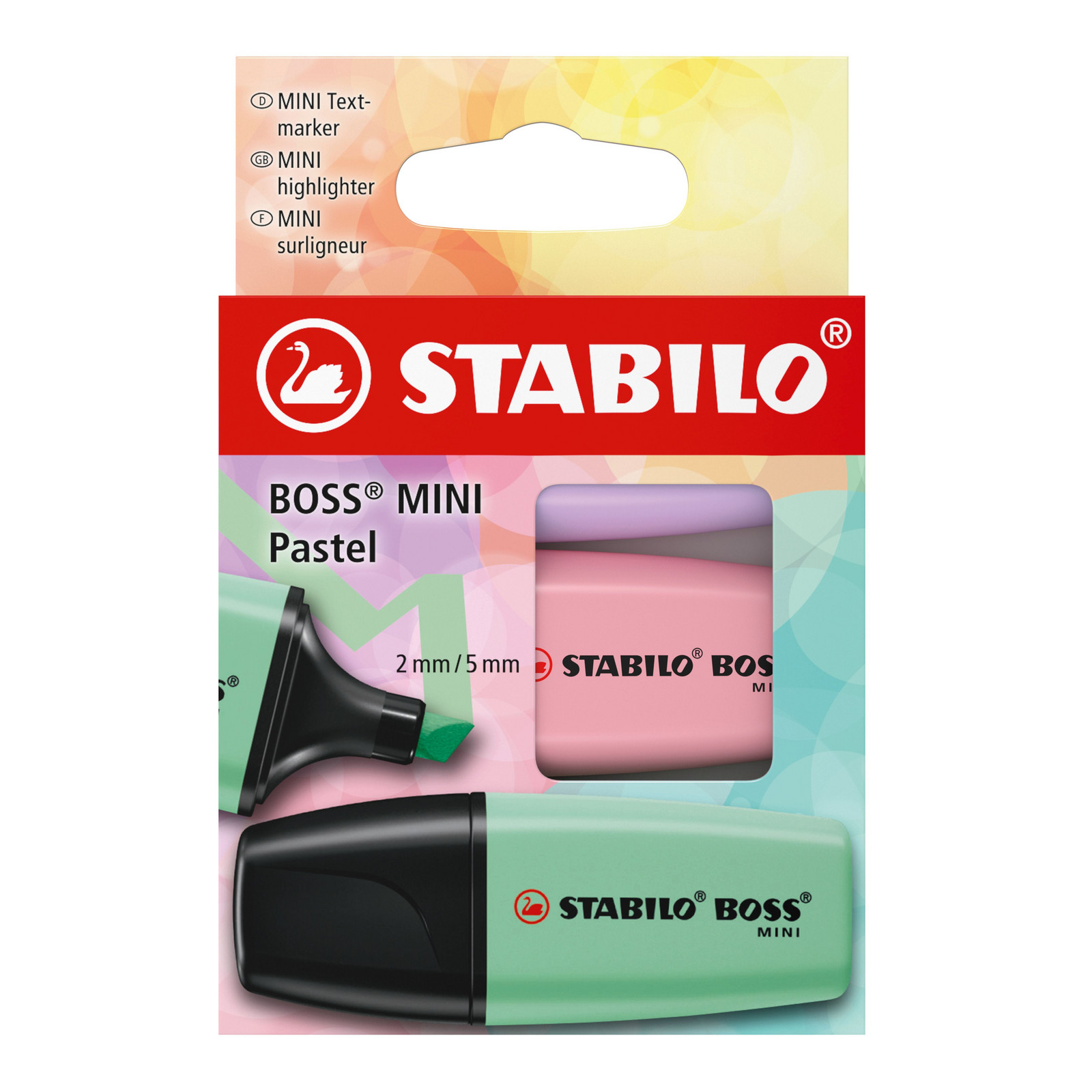 STABILO BOSS MINI Pastel 3 ks Sada