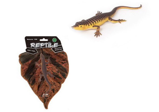 Ještěrka gumová 16 cm