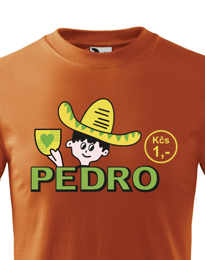 Dětské tričko s potiskem Pedro - retro tričko